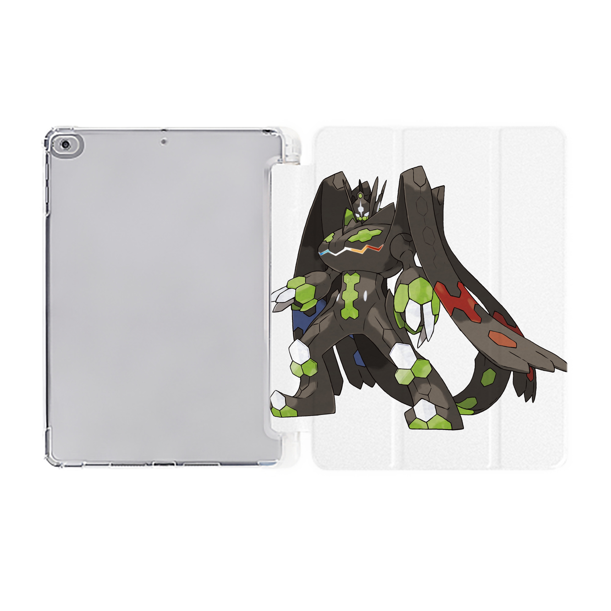 （画像用） ポケットモンスター Pokémon IPad ケース ペン収納付き 三つ折りスタンド PUレザー×シリコン 対応機種9.5/10.5/10.9インチ